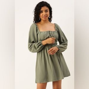 Forever 21 Long Sleeve Boho Mini Dress